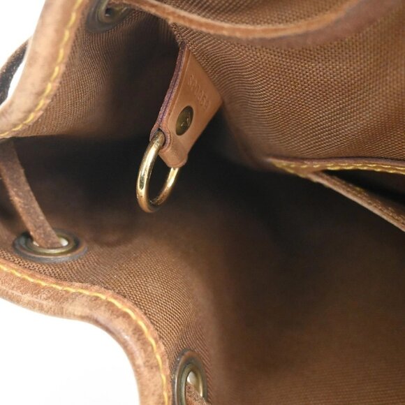 LOUIS VUITTON Montsouris MM Backpack Bag Monogram Leather Brown M51136 18KC526 main image 7